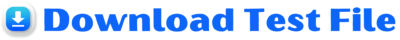 Download Test File Transparent Logo